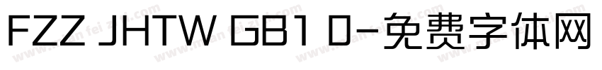FZZ JHTW GB1 0字体转换